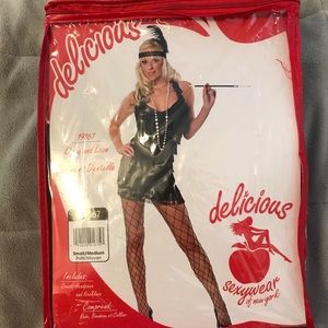 FULL flapper girl costume size sm/md